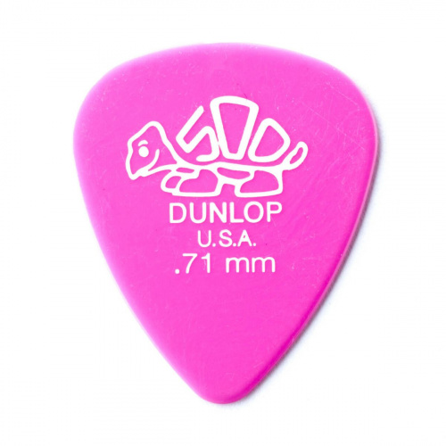 Dunlop Delrin 500 41P071 12Pack медиаторы, толщина 0.71 мм, 12 шт.