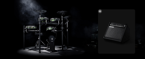 DONNER DED-500 Professional Digital Drum Kits профессиональная электронная ударная установка (5 пэдов барабанов, 3 пэда тарелок) фото 5