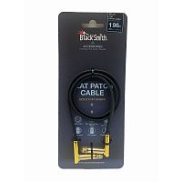 BlackSmith Patch Cable Gold Flat 1.96ft GSFPC-60 патч-кабель, 60 см, угл Jack + угл Jack, позол кон