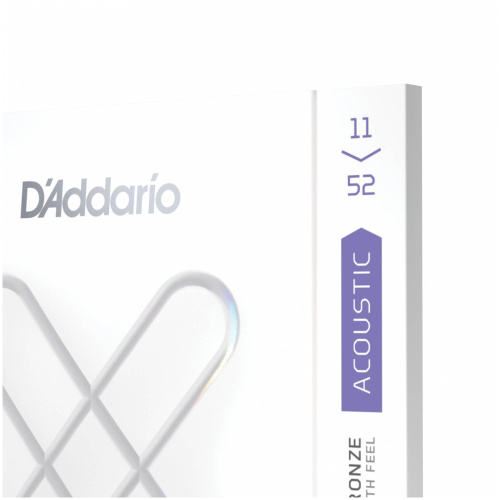D'ADDARIO XSAPB1152 Set Acoustic Guitar XS Phosphor Bronze, 11-52, Custom Light струны для акустической гитары фосфорная бронза, фото 4