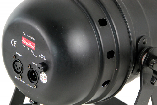 Involight LED Par56/BK светодиодный RGB прожектор (чёрн) звуковая активация DMX-512 фото 2