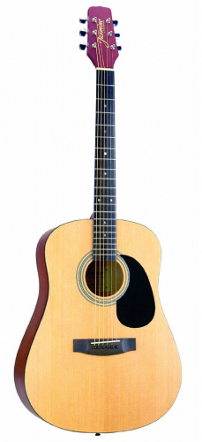 TAKAMINE JASMINE S35 акустическая гитара, цвет натуральный, нижняя дека и обечайка- махогани, верхняя дека - ель, гриф - махогани, накладка грифа - па