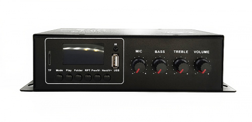 CMX Audio D250U Микшер усилитель двухканальный, RMS 2*50ватт, встроенный Mp3 плеер USB и SD, FM тюнер Bluetooth, 3 Mic, 2 Aux,