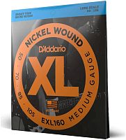 D'Addario EXL160 Струны бас regular long, 050-105.