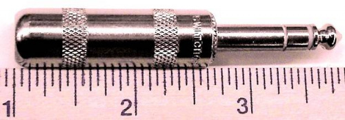 SWITCHCRAFT 297 кабельный разъём 1/4" "джек стерео", симметричный фото 3