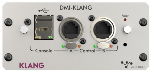 DiGiCo MOD-DMI-KLANG Карта для DMI-слотов пультов Quantum-серии для интеграции с системой 3D-мониторинга KL