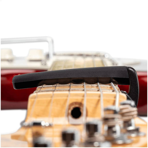 PLANET WAVES PW-CP-19 каподастр для акустической гитары и электрогитары, серия PRO+, черный фото 5