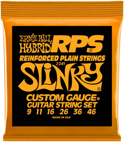 Ernie Ball 2241 струны для эл.гитары RPS Hybrid Slinky (9-11-16-26-36-46)