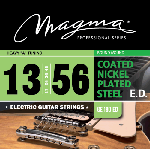 Magma Strings GE180ED Струны для электрогитары 13-56, Серия: Nickel Plated Steel, Калибр: 13-17-26-36-46-56.