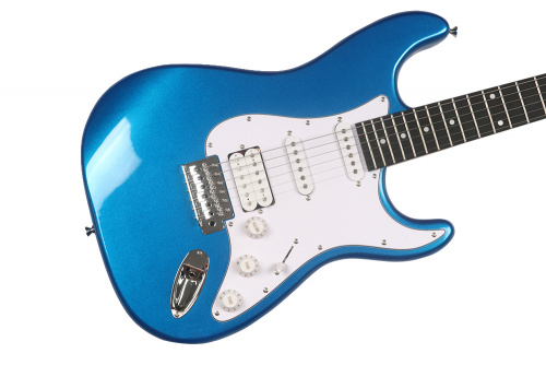 Bosstone SG-04 BL+Bag Гитара электрическая, 6 струн цвет синий фото 7