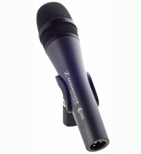 Sennheiser E865 Конденсаторный вокальный микрофон, суперкардиоида, 20 20000 Гц, 350 Ом