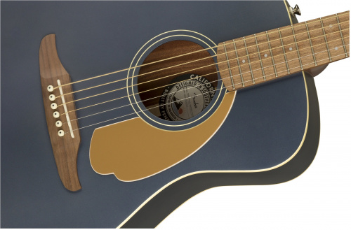 FENDER Malibu Player Midnight Satin электроакустическая гитара, цвет темно-синий фото 4