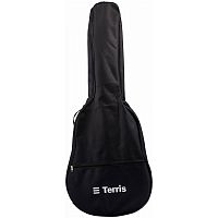 TERRIS TGB-A-01BK чехол для акустической гитары, без утепления, 2 наплечных ремня, цвет черный