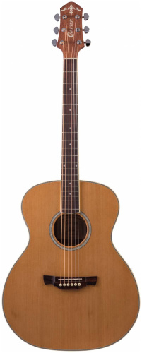 CRAFTER GA-7/NС + Чехол акустическая гитара Гранд Аудиториум верх-цел. кедр, корпус-махагон, нат