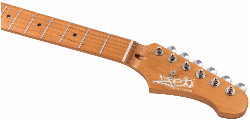 JET JS-400 BK электрогитара, Stratocaster, корпус липа, 22 лада, HSS, tremolo, цвет BK фото 7