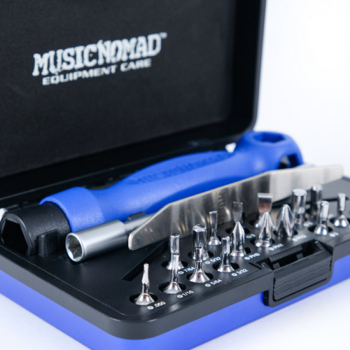 MusicNomad MN229 Набор Premium Guitar Tech отвертка-ключ + ключ для гитарных винтов фото 3