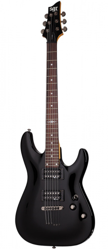 Schecter SGR C-1 BLK Гитара электрическая, 6 струн, чехол в комплекте фото 2