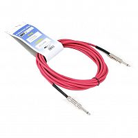 Invotone ACI1001R инструментальный кабель, mono jack 6,3 — mono jack 6,3, длина 1 м (красный)