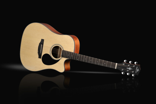 KEPMA EDCE Natural Matt электроакустическая гитара, цвет натуральный, в комплекте 3м кабель фото 3