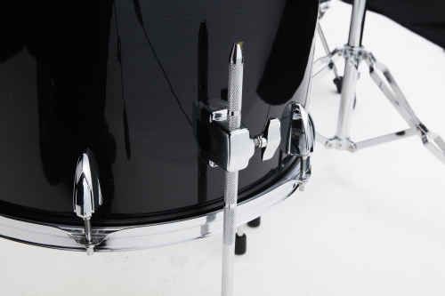 TAMA IP52H6W-HBK IMPERIALSTAR (UNICOLOR WRAP FINISHES) ударная установка из 5-ти барабанов со стойками, тополь, цвет черный глян фото 7
