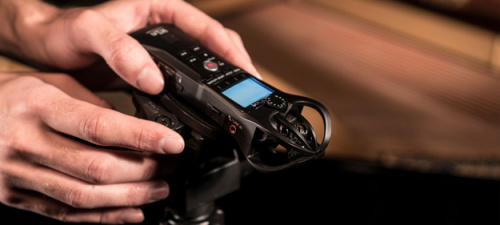 Zoom H1n/G портативный стереофонический рекордер со встроенными XY микрофонами 90°, цвет серый фото 7