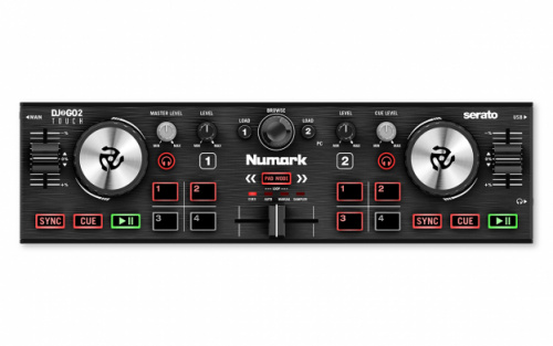 NUMARK DJ2GO2 Touch, сверхпортативный DJ-контроллер, в комплекте ПО Serato DJ Intro