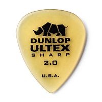 Dunlop Ultex Sharp 433P200 6Pack медиаторы, толщина 2 мм, 6 шт.