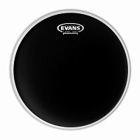 Evans TT14CHR Black Chrome 14" Пластик для барабана двойной, чёрный