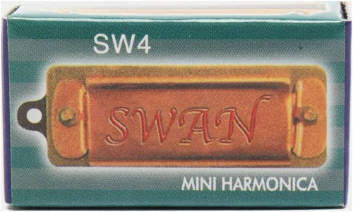 SWAN SW4-BK диатоническая мини-губная гармошка, До мажор, цвет черный фото 10