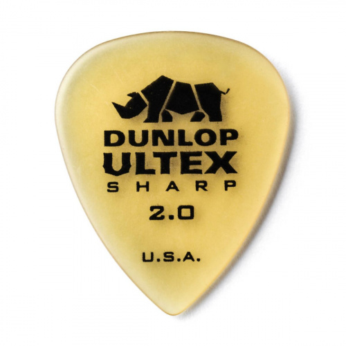 Dunlop Ultex Sharp 433P200 6Pack медиаторы, толщина 2 мм, 6 шт.
