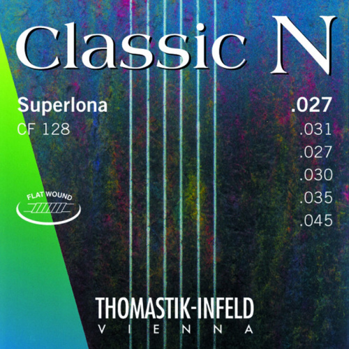 THOMASTIK CF128 Classic N струны для классической гитары, нейлон/хромированная сталь 027-045