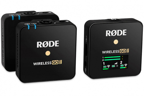 RODE Wireless GO II ультракомпактная двухканальная накамерная беcпроводная система. Дальность действия до 200м. В комплект вход фото 4