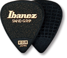 IBANEZ PA14MSG-BK PICKS медиатор medium, цвет черный с абразивным напылением, толщина 1 mm (50 штук в упаковке)