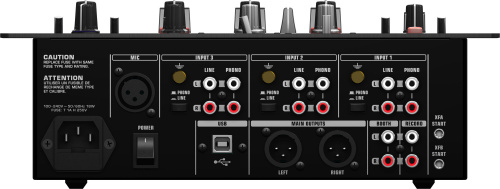 Behringer NOX303 DJ-микшер со встроенным USB интерфейсом (3 канала, микр. предусилители XENYX, оптический VCA кроссфейдер 45 мм, 3-полосный эквалайзер фото 5