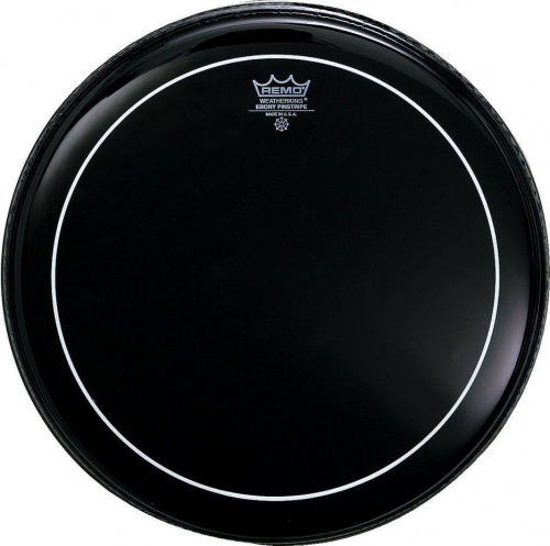 Remo ES-0608-PS 8 Ebony pinstripe пластик для барабана чёрный двойной