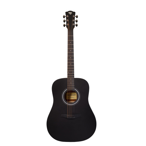 ROCKDALE Aurora D3 Satin BK акустическая гитара дредноут, цвет черный, сатиновое покрытие