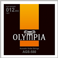 Olympia AGS580 струны для ак. гитары (12 16 24 35 42 53) Бронза