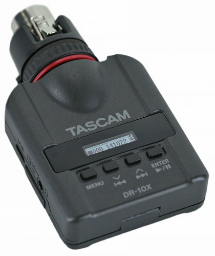 Tascam DR-10X портативный рекордер, прямое XLR подключение к динамическим и электретным микрофонам без кабеля. фото 2