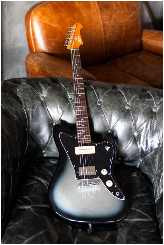 JET JJ-350 Baritone Moonburst Электрогитара баритон фото 2