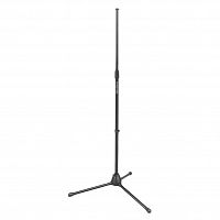 OnStage MS7700B микрофонная стойка прямая тренога, регулируемая высота, черная