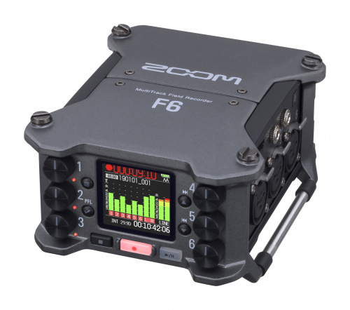 Zoom F6 6-канальный/14-трековый полевой аудиорекордер/микшер фото 3