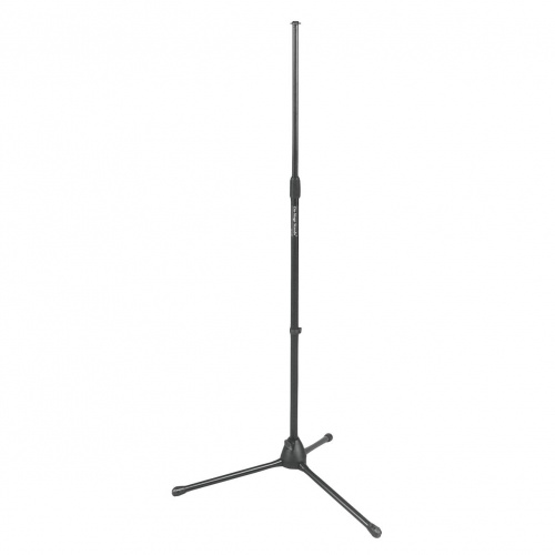 OnStage MS7700B микрофонная стойка прямая тренога, регулируемая высота, черная