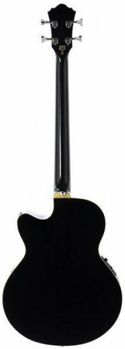 IBANEZ AEB8E BLACK электроакустическая бас-гитара, цвет черный, нижняя дека и обечайка махогани, верхняя дека ель, гриф махагони, накладка палисандр,  фото 10
