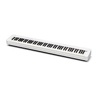 Casio CDP-S110WE цифровое фортепиано, 88 клавиш, 64 полифония, 10 тембров, вес 10,5 кг