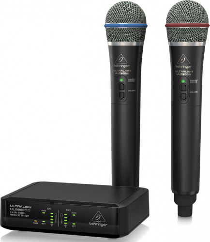 Behringer ULM302MIC Радиосистема микрофонная цифровая с 2-мя ручными передатчиками и приемником фото 2