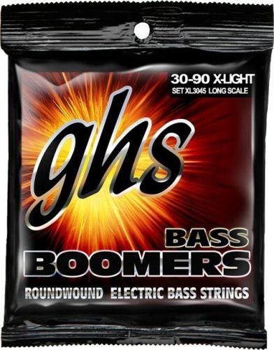 GHS XL3045 Струны для бас гитары 36 никелированная сталь круглая обмотка (30-50-70-90) Boomer