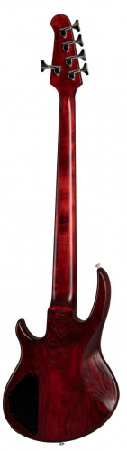 GIBSON 2019 EB Bass 5 String Wine Red Satin бас-гитара, цвет красный в комплекте кейс фото 2