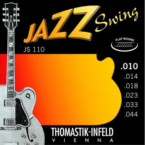 THOMASTIK JS110 струны серии Jazz Swing для джазовой электрогитары, 10-44