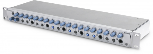 PreSonus HP60 6-канальный контроллер-дистрибьютор для наушников 32 - 600Ом, выходы 150мВ 20-20000Гц,Talkback фото 2