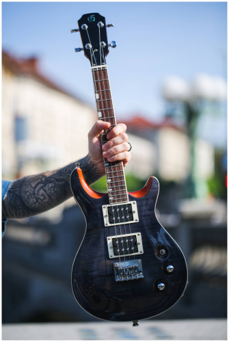 FLIGHT Vanguard Tenor TBK электроукулеле, PRS, тенор, чехол фото 3